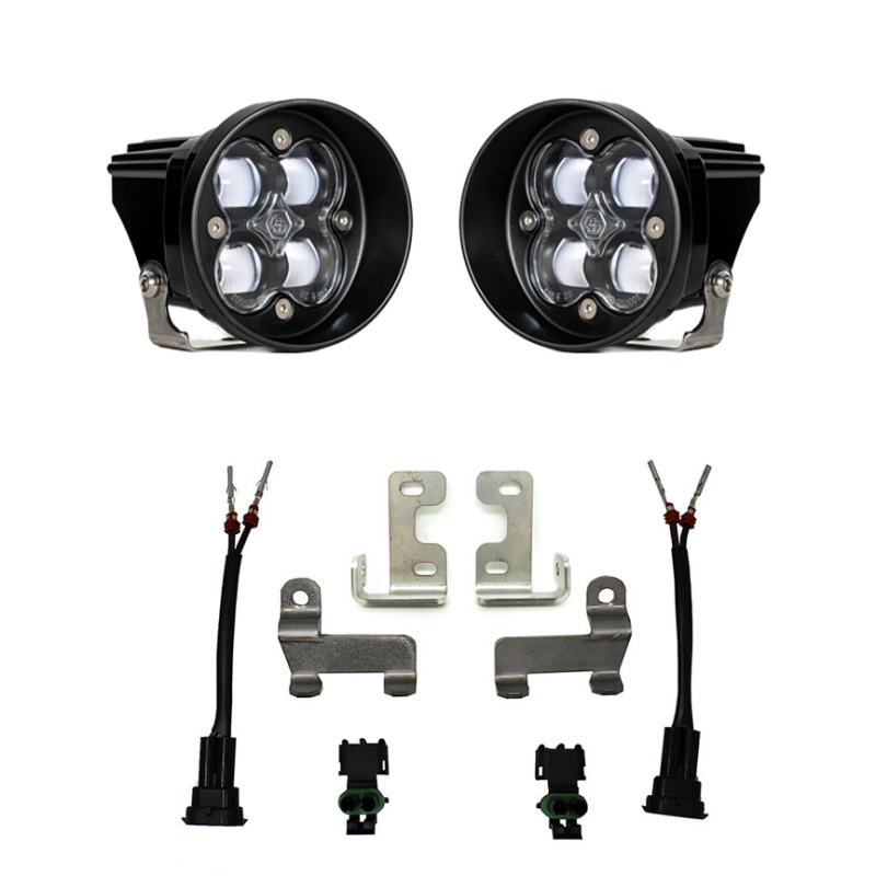 Toyota RAV4 Fog Light Pocket Kit - Baja Designs - Squadron - Clear - `16-`27